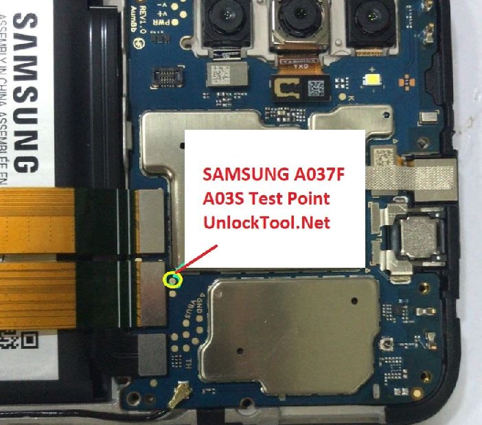 Test point Samsung Galaxy A03s (SM-A037F)