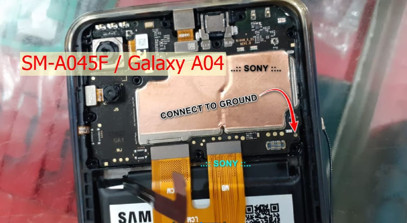 Test point Samsung Galaxy A04s (SM-A045F)