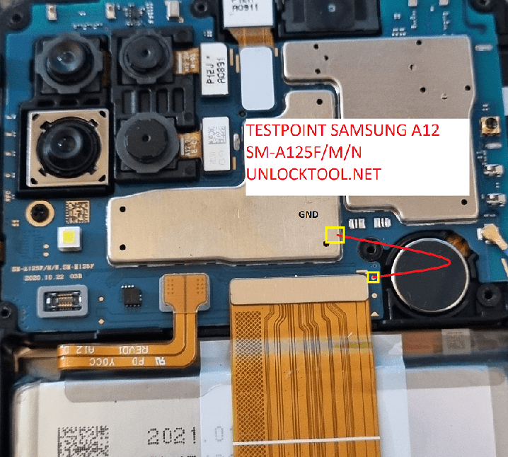 Test point Samsung Galaxy A12 (SM-A125F)