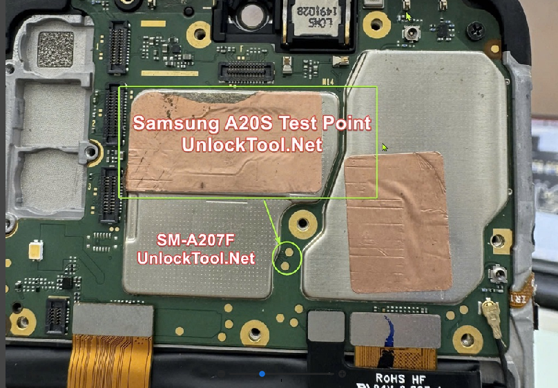 Test point Samsung Galaxy A20s (SM-A207F)