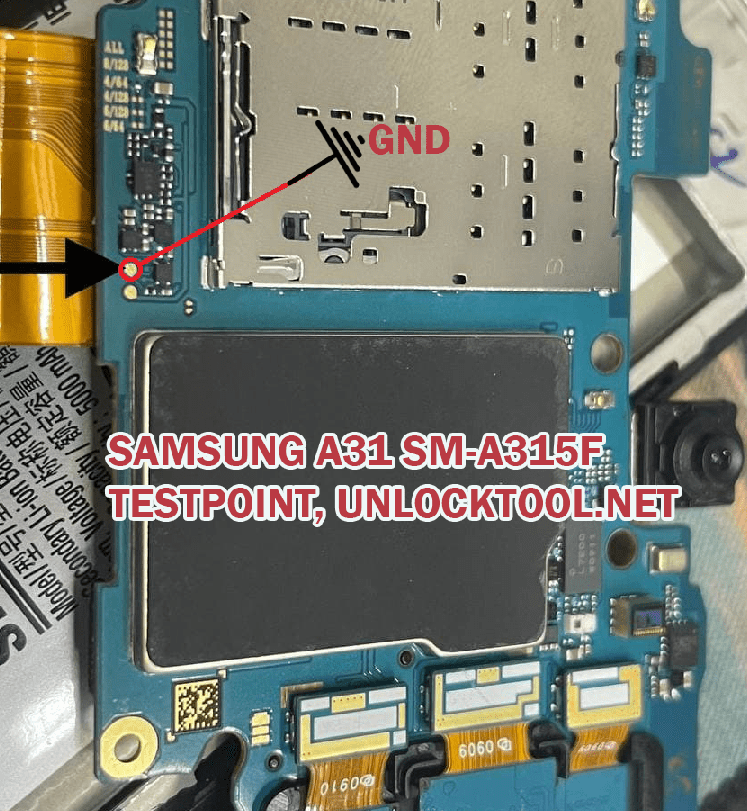 Test point Samsung Galaxy A31 (SM-A315F)