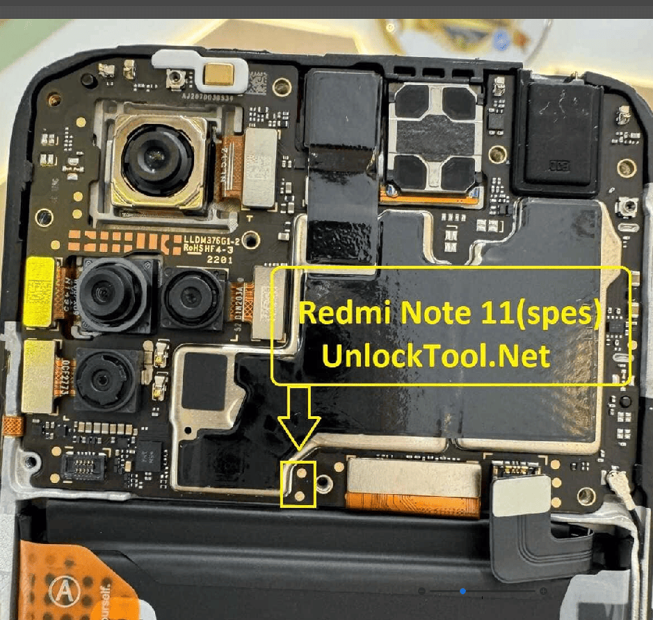 Test point Xiaomi Redmi Note 11